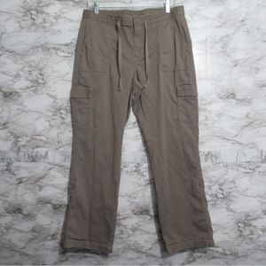 L.L. Bean Favorite Fit Cargo Pants Size 12 | Brown | Roll Up Tabs